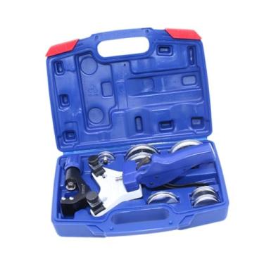 Imagem de YsXoWiui Kit Dobrador de Tubos, Ferramenta de Dobra de Tubos de Cobre, Dobradores de Tubos Manuais com Catraca para Garagem Doméstica, Tubos