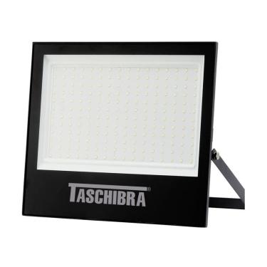 Imagem de 3 Refletores Taschibra Led Tr Slim 150w 6500k Preto Autovolt