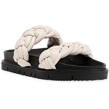 Imagem de Steve Madden Sandália feminina de salto Cru, Osso, 37