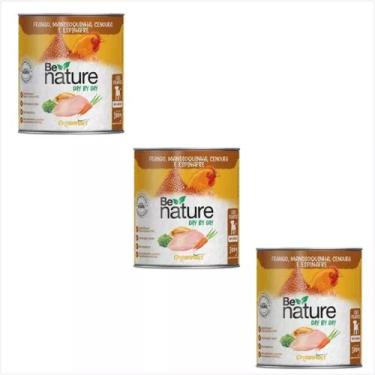 Imagem de 3 Patê Ração Úmida Be Nature Cães Sabor Frango 300g