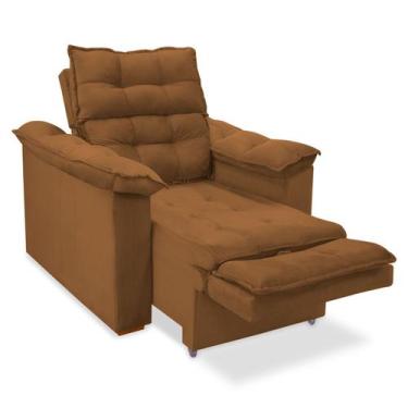 Imagem de Poltrona Do Papai Confortável Reclinável E Retrátil - SRJ Moveis, Terr