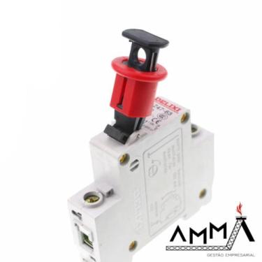 Imagem de Kit 10 Bloqueios de Disjuntor AG-D01 - AMMA GESTAO