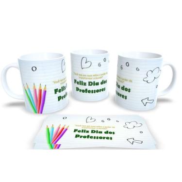 Imagem de Canecas Personalizadas dia dos Professores - Estampa Sublimada, Mod.12