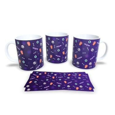 Imagem de Canecas de Porcelana Personalizadas Halloween 2 - Estampa Sublimada, M