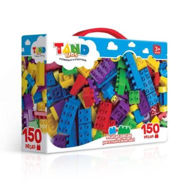 Imagem de Maleta Tand Kids Blocos De Montar Infantil Com 150 Peças - Toyster