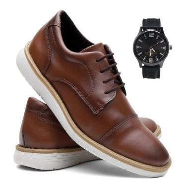 Imagem de Sapato Oxford Masculino Esporte Fino Brogue Italiano Relogio - Atria C