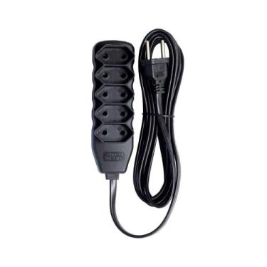 Imagem de Extensão Elétrica Bivolt 10A Cabo Paralelo - 2 X 0,75mm 10 Metros 5 To
