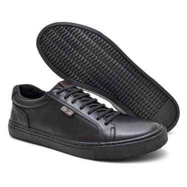 Imagem de Sapatenis Masculino em Couro Moda Casual Sola Macia e Leve Homens Esti