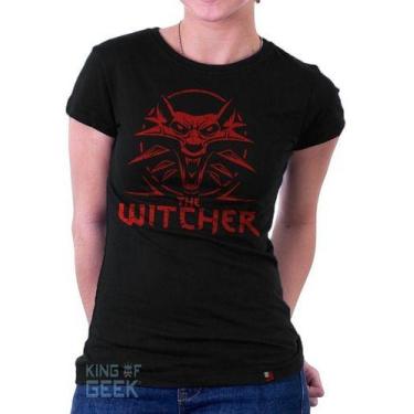 Imagem de Babylook The Witcher Geralt De Rívia Blusinha Série Jogo - KING OF GEE