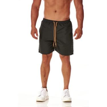 Imagem de Short Tactel Masculino Esportivo Confortável Tendência Academia Corrid