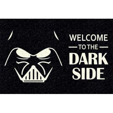 Imagem de Tapete Capacho para Porta Welcome To The Dark Side 60x40 cm - Zap Tape