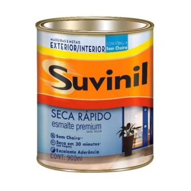 Imagem de Esmalte Seca Rápido base água brilhante 900ml azul del rey Suvinil