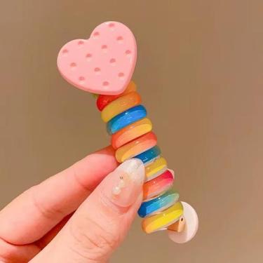 Imagem de 01 Elástico Prendedore Rabo de cabelo para meninas e crianças, Acessór