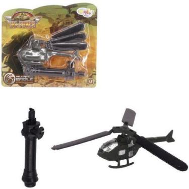 Imagem de Helicoptero com lancador a corda w-force na cartela wellkids - WELLMIX