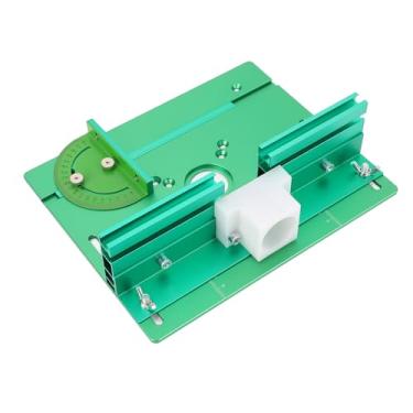 Imagem de Placa de Inserção de Mesa de Roteador de Alumínio, Placa de Inserção de Mesa de Gravação e Aparamento, Bancadas de Marcenaria Base de Roteador de Giro, Altura Ajustável