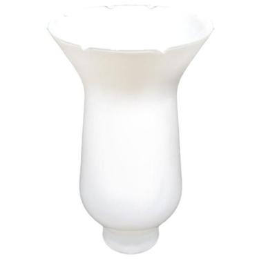 Imagem de Cúpula Manga Kennedy P/Lampião Retrô de Vidro Branco Brilho - CLEIDE O