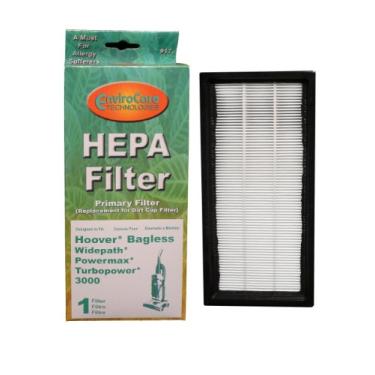 Imagem de (1) Hoover Powermax Widepath HEPA com filtro de carvão ativado, sem bolsa, Turbopower, Tempo, Sprint, Runabout Upright, Powermax, WindTunnel Aspiradores de pó, 40110008, 43613026, 43613-026-g