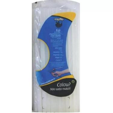 Imagem de Kit 9 Unidades Refil Cola Quente Silicone Bastão 7mm Transparente Rend