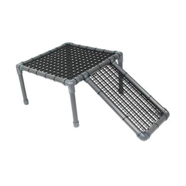 Imagem de Generic Plataforma de aquecimento para tartarugas, escada para tanque de répteis, prateleira de escalada para terraço, rampa para tartarugas, salamandras, a