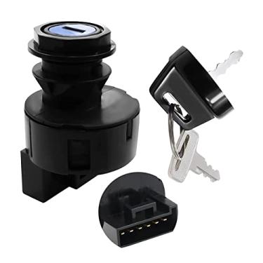Imagem de 4011002 4012165 Ignition Key Switch for Polaris Sportsman 400 500 700 800 Ranger 400 425 500 570 700 800 900 1000 RZR 800 900 1000 Replace 4011142 4010390 4012164 Off/ON/Start 6 Pin 3 Position