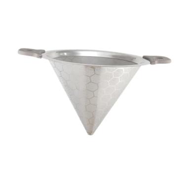 Imagem de WeiLaiKeQi Filtro de soja de malha fina, suporte de copo de filtro de café, alça dupla, funil de malha, gotejador de café para cozinha de chá
