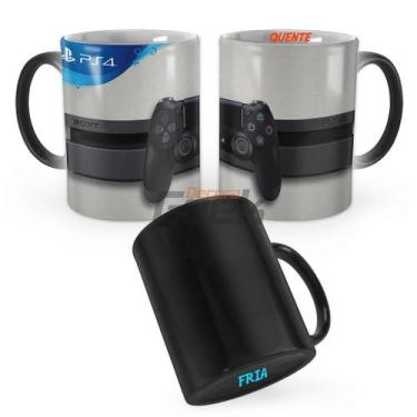 Imagem de Caneca Mágica PS4 Playstation 4 Console - Decora Geek