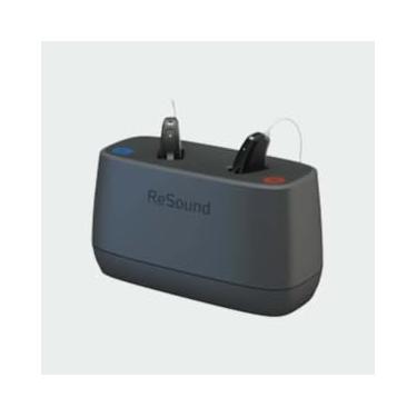 Imagem de Carregador de Mesa GN ReSound para Aparelhos Auditivos GN ReSound Key e Quattro - Compatível com Conector Proprietário e USB - 10 Watts - 4V DC - 1 Count