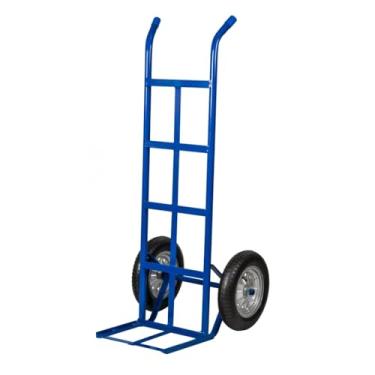 Imagem de Carrinhos de Cargas Armazém Transporte 350KG Azul Reforçado Pneu Câmara