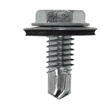 Imagem de Kit 500 Parafusos Auto Brocante Inox Sextavado 5,5mm X 25mm - INOXPAR