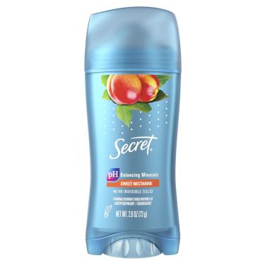 Imagem de Desodorante antitranspirante Secret Invisible Solid Sweet Nectarine 75mL