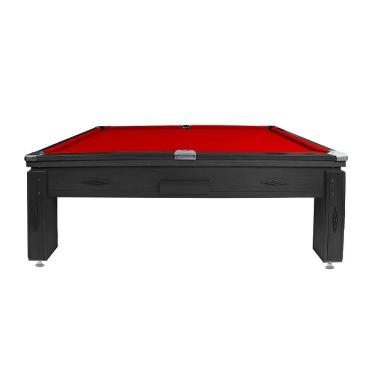 Imagem de Mesa de Bilhar / Sinuca Dinâmica Diversões Black com Gaveta Semioficial 2,23x1,23m