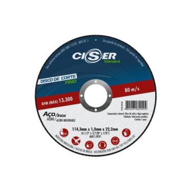 Imagem de Disco Corte STD Aço/Inox 115X1,0X22MM - Ciser