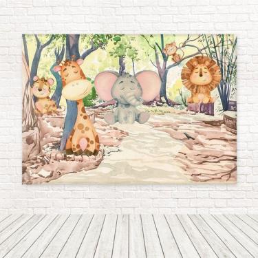 Imagem de Painel Retangular Tecido 3D Safari 2,00 X 1,50 Frt-5398