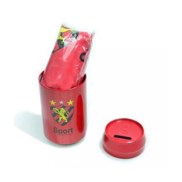 Imagem de Lata Cofre do Sport clube do recife + mochila saco - Produto Oficial -