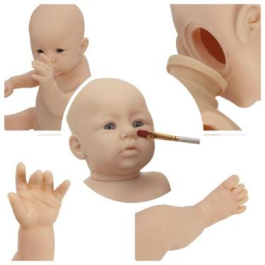 Imagem de Kit 5 Molde Boneca Bebê Reborn Abigail 48cm Corpo Silicone - Cegonha R