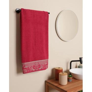 Imagem de Toalha De Banho Zaya Bordô Atlântica
