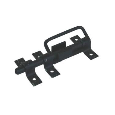 Imagem de Trinco Alça para Portão e Porteira Aço Preto 200mm