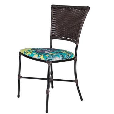 Imagem de 1 Cadeira Gramado Tabaco Jardim Em Fibra Tramada Fechada.