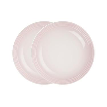 Imagem de Jogo de 2 Pratos Fundos de Cerâmica 22 cm Shell Pink
