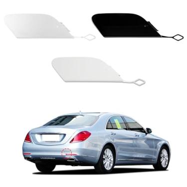 Imagem de CZShiYue Tampa do gancho de reboque do para-choque traseiro do carro, olho de reboque adequado para Mercedes-Benz S-Class W222 S300 S320 S350 S550 S560 S600 S63 2014 2015 2016 2017 A2228850424 para