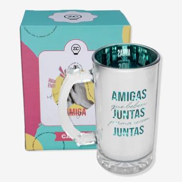 Imagem de CANECA DE CHOP 450ML ELETROSTATICA AMIGAS JUNTAS