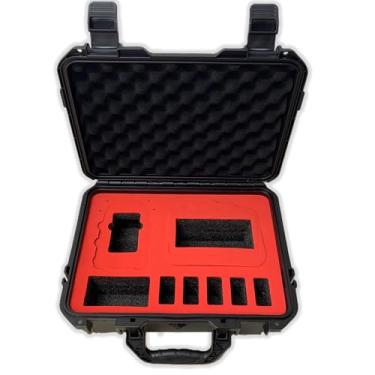 Imagem de Estojo Hard Case Premium p/Drone Profissional Compatível c/Mini 3 PRO Prova D'agua Preto 9326B