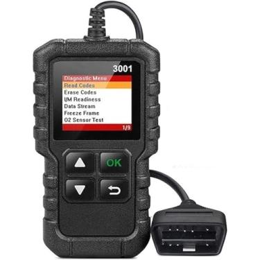 Imagem de 3001 Obd 2 Auto Scanner Ferramenta De Diagnóstico Multilíngue Creader Odb2 Leitor De Código, Black