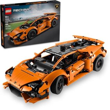 Imagem de LEGO Technic - Lamborghini Huracán Tecnica Laranja 42196