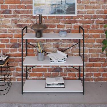 Imagem de Estante com 3 Prateleiras 84x80x33cm Yon - Metalig