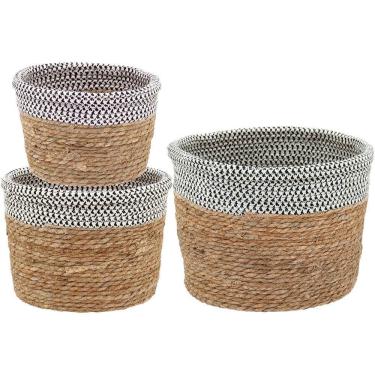 Imagem de Kigali Cesta Fibra Natural 3Pç