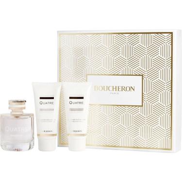 Imagem de Perfume Feminino Boucheron Quatre EDP Spray 100 Ml&Loção Corporal Gel Banho