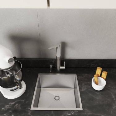 Imagem de Cuba Gourmet 35X35 Molhada Quadrada Cozinha