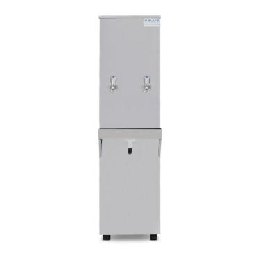 Imagem de Bebedouro Purificador Industrial Blue Coluna 2 Torneiras Natural E Gelada 25L Inox 110V