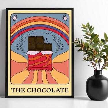 Imagem de Quadro Decorativo Chocolate - Carta Tarot 45x34cm - Quadros On-line, M